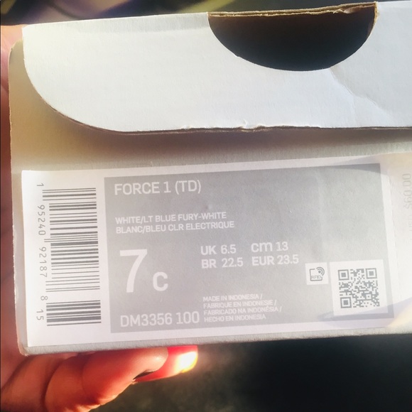 Nike Air Force One (Space Jam) Size 7c - Picture 7 of 7